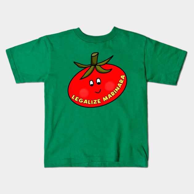 Legalize Marinara Kids T-Shirt by DiegoCarvalho